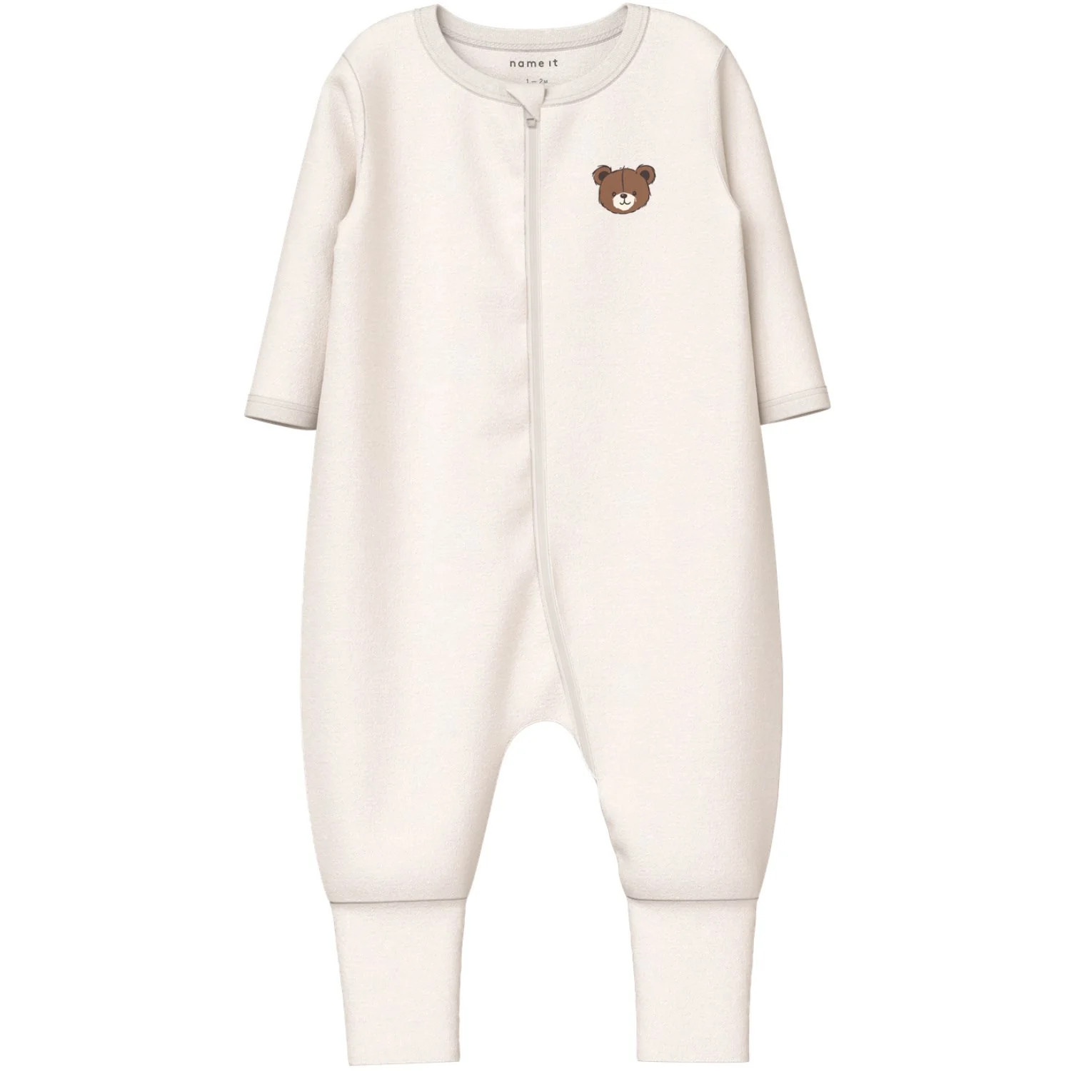 Name It Pumice Stone Nbnnightsuit 2P Zip Ff Pumice Bjørn Noos - Image 3