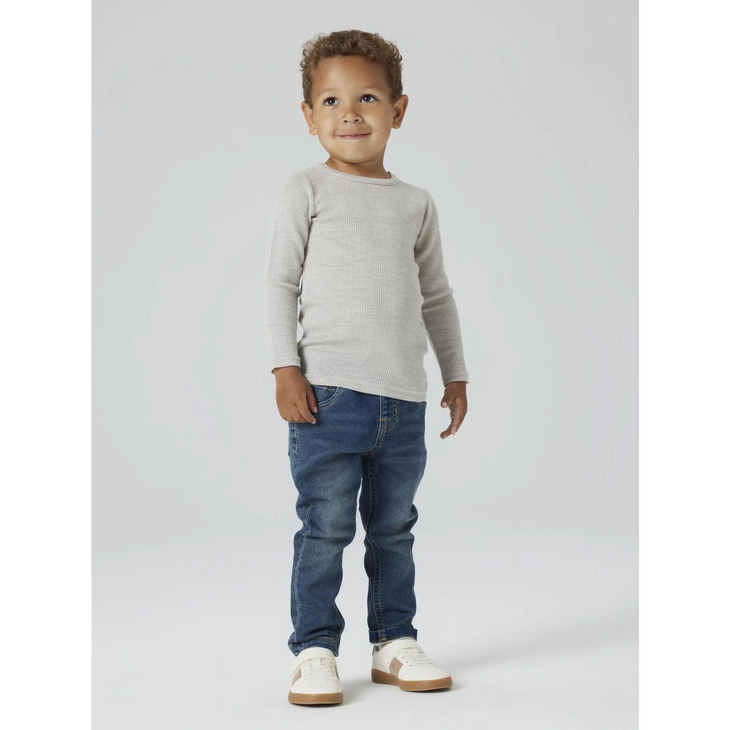 Name It Satellite Nmnwax Uld Rib Ls Top Noos - Image 2