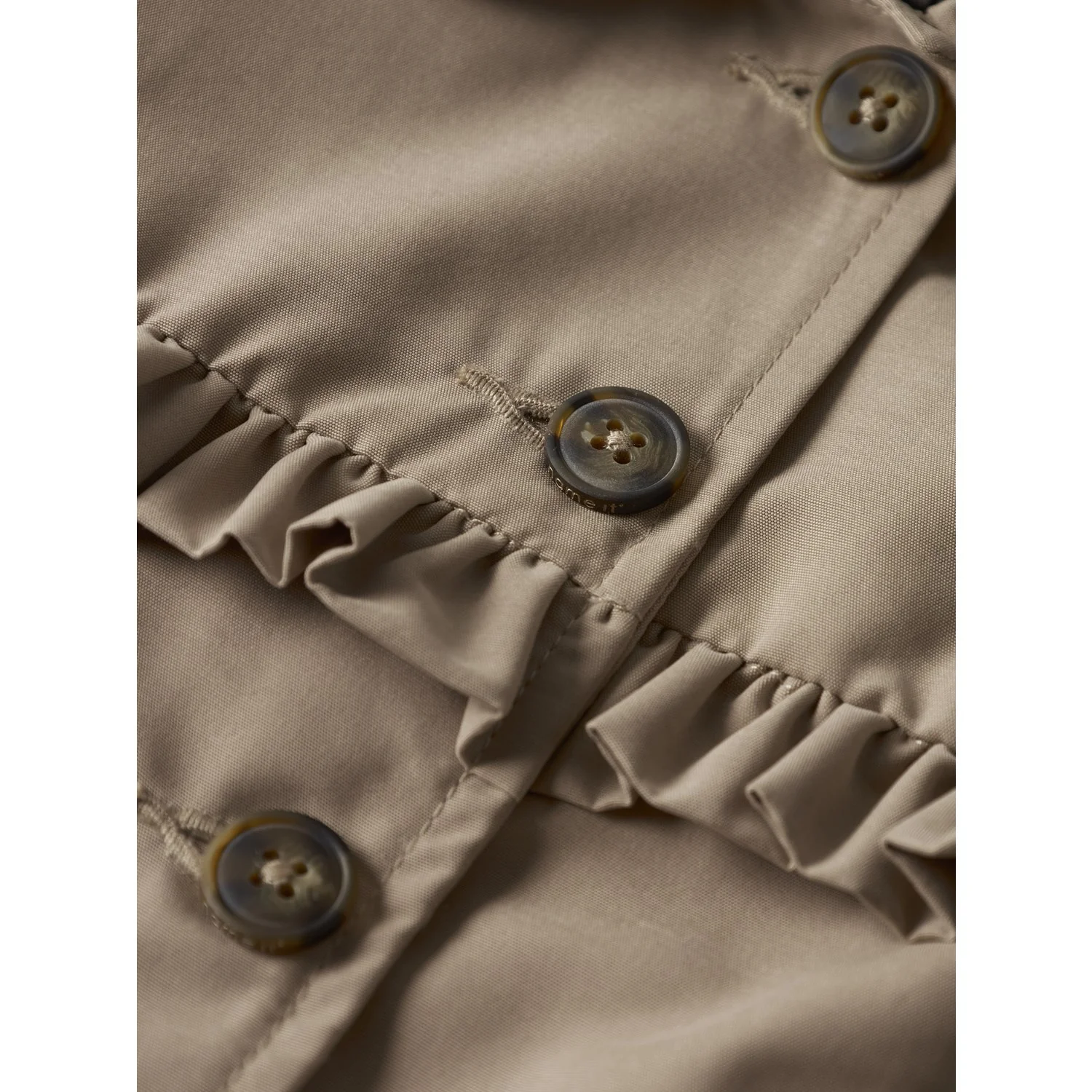 Name It Savannah Tan Nbfmadelin Trench Frakke - Image 3
