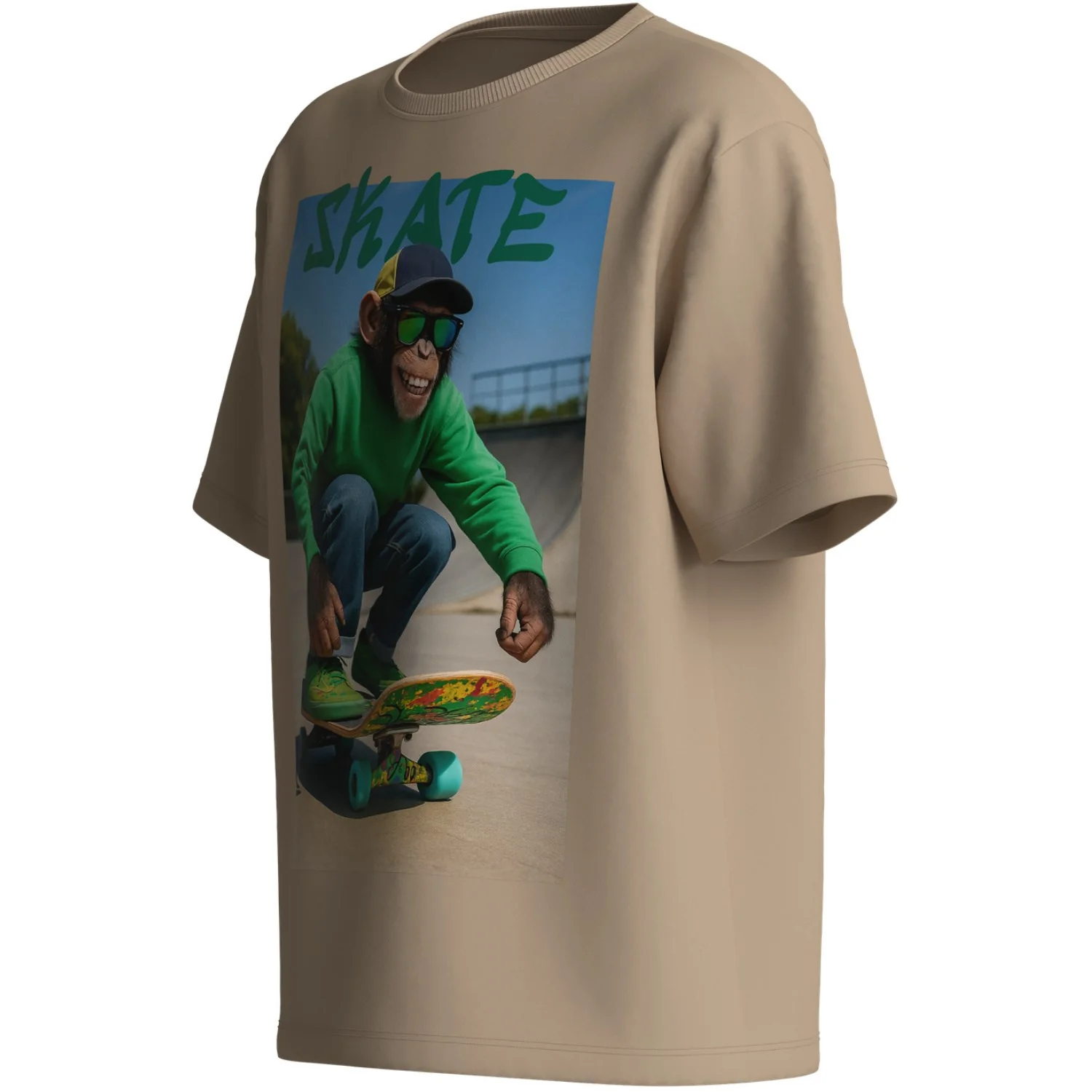 Name It Sesame Monkey Skater Nkmvoto Ss Nreg Top - Image 2