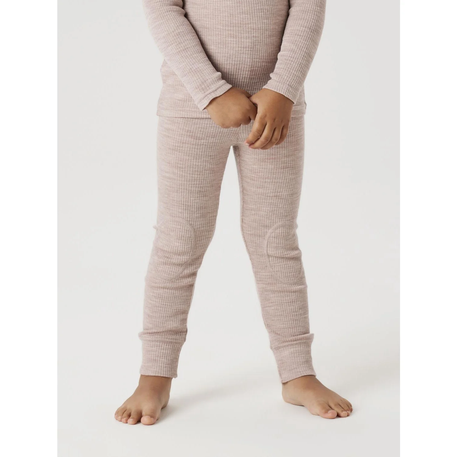 Name It Shadow Gray Nmnwax Uld Rib Leggings Noos - Image 3
