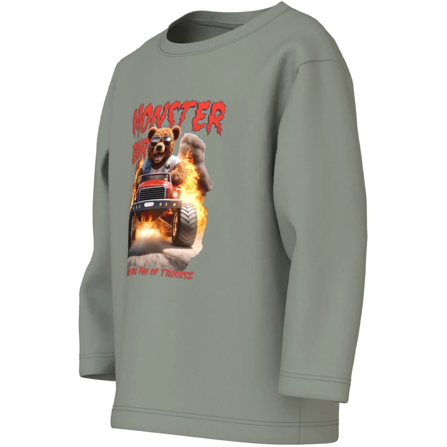 Name It Shadow Monster Bear Nmmvoto Ls Nreg Top - Image 2
