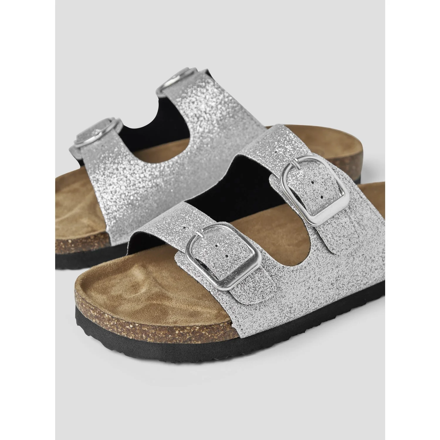 Name It Silver Glitter Nkfflora Sandal - Image 4