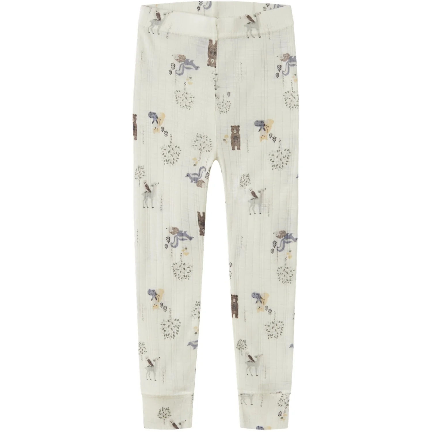 Name It Snow White Forest Animals Nmmwang Uld Needle Longjohn Noos
