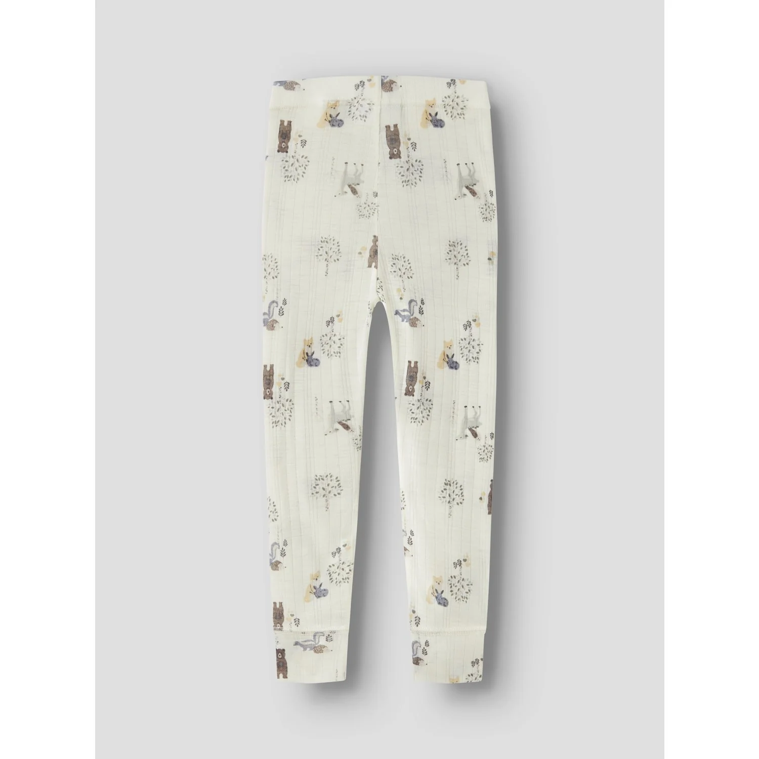 Name It Snow White Forest Animals Nmmwang Uld Needle Longjohn Noos - Image 4