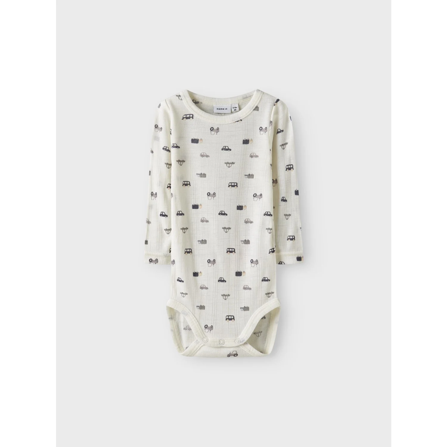 Name It Snow White Small Cars Nbmwang Uld Needle Ls Body Noos - Image 3