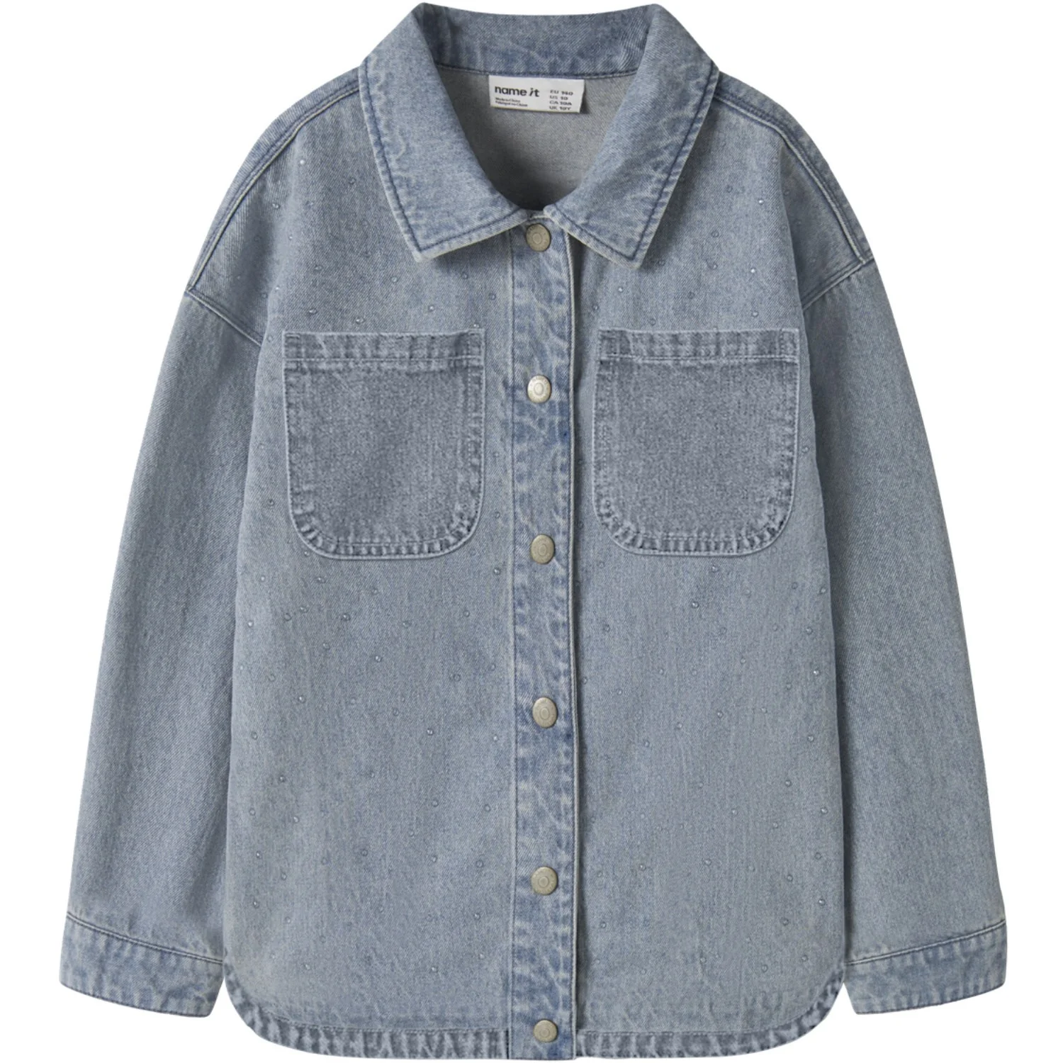 Name It Special Blue Grey Denim Nkfrain Os Dnm Jakke 4577-Im