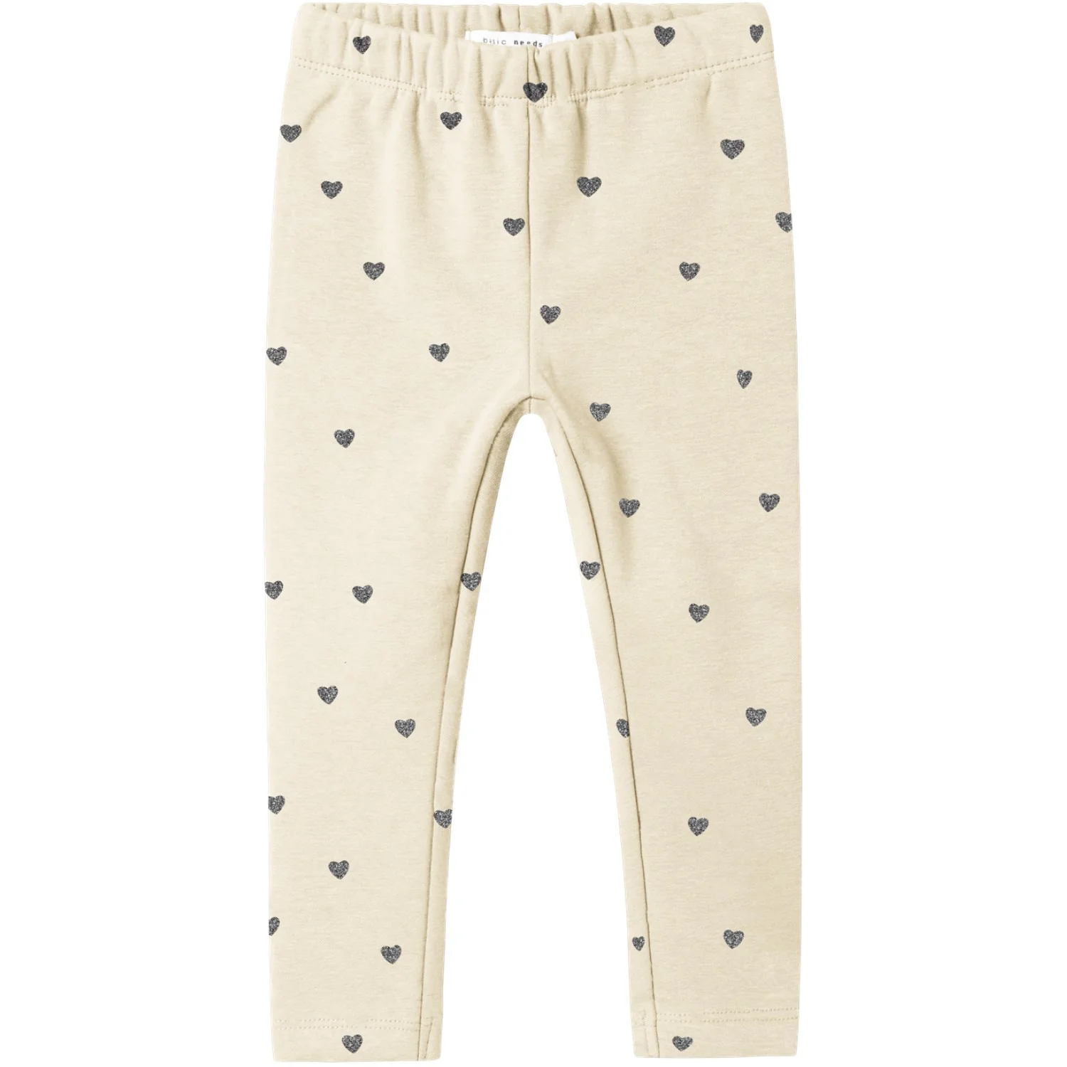 Name It Summer Sand W. Glitter Lava Smoke Hearts Nmftavina Sweat Fleece Leggings Bru Noos