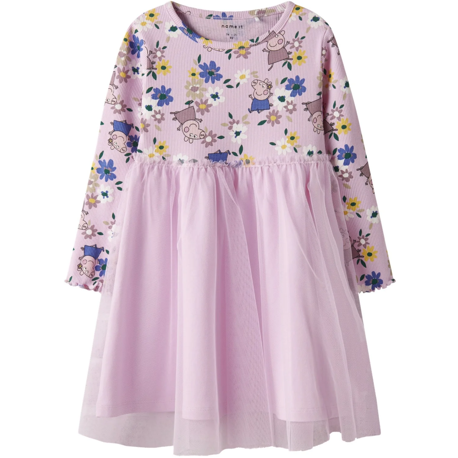 Name It Sweet Dreams Nmfansa Peppa Ls Tyl Kjole Cplg