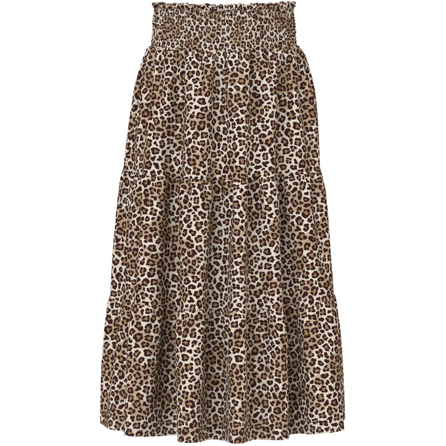 Name It Turtledove Leopard Nkfvinaya Long Wide Nederdel - Image 3