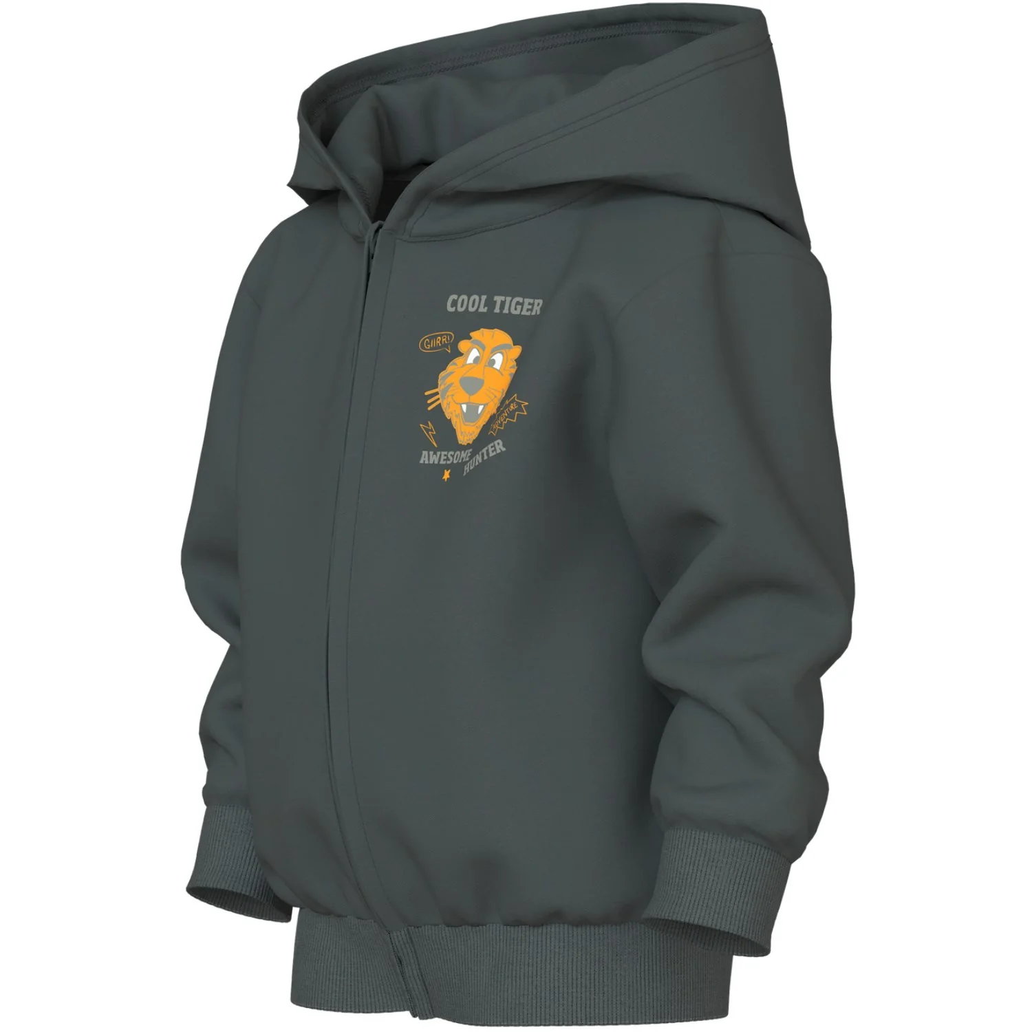 Name It Urban Chic Tiger Nmmvoltinus Nreg Sweat Card Wh Bru - Image 3