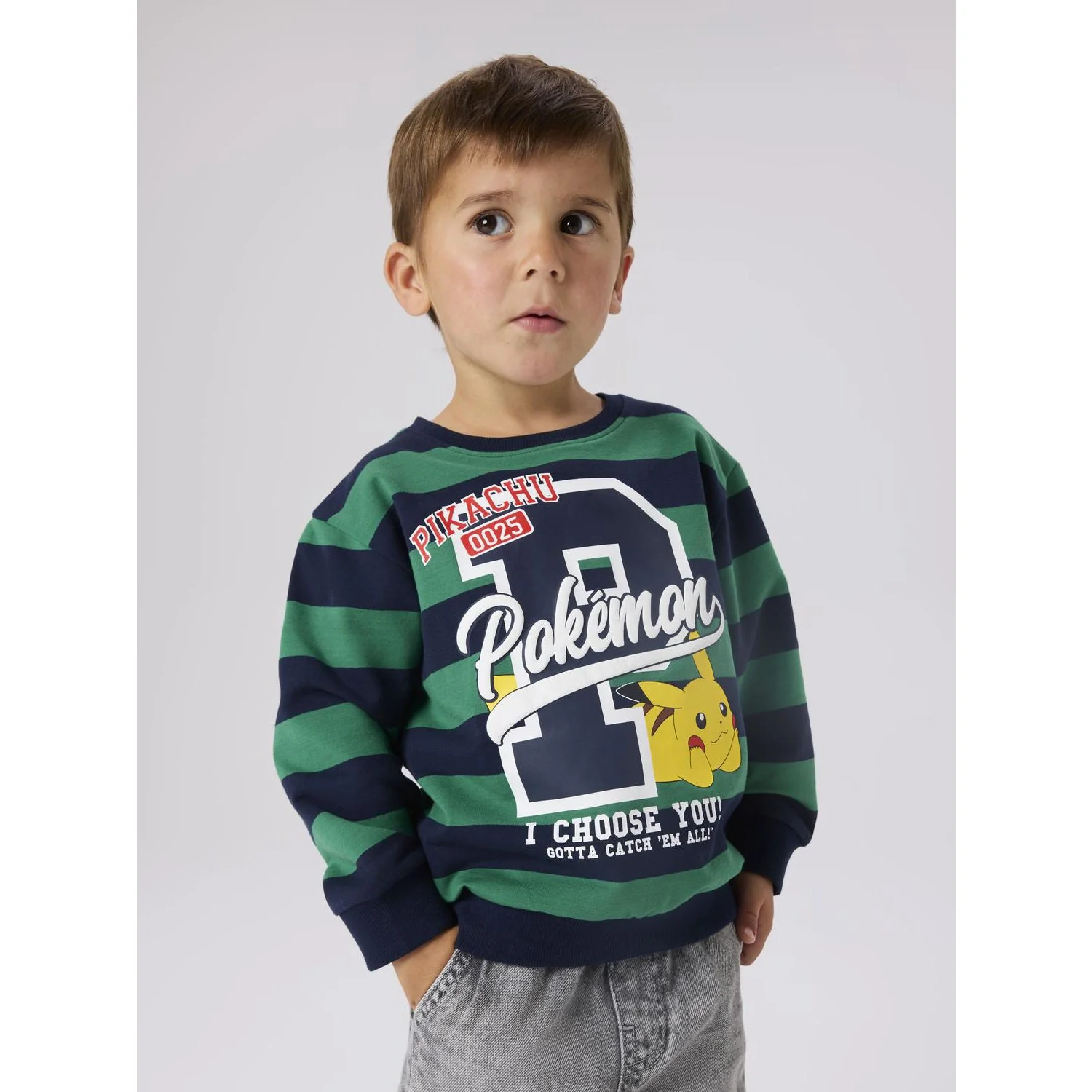 Name It Verdant Green Nmmjosef Pokemon Nreg Sweat Unb Sky - Image 3