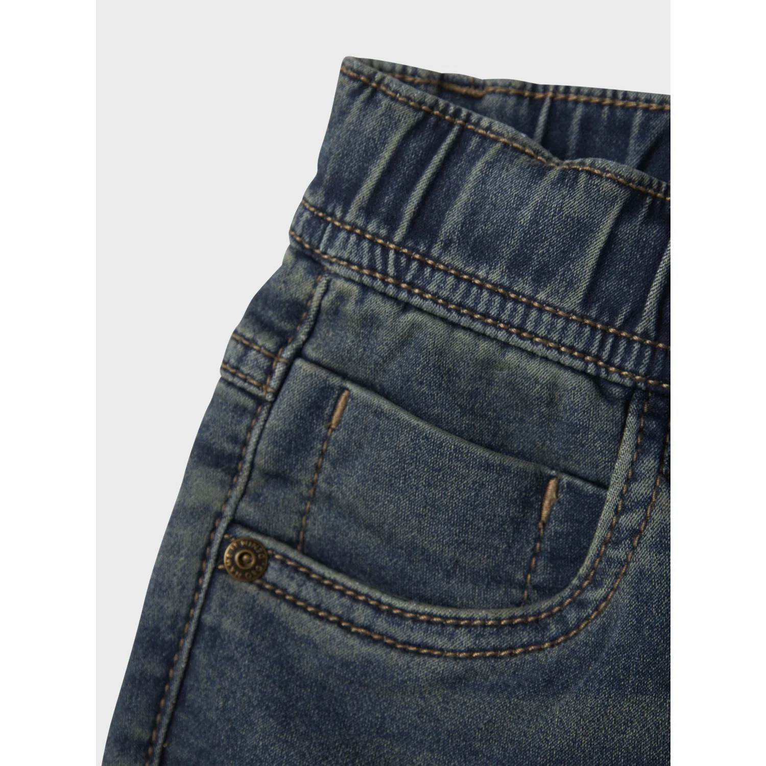 Name It Vintage Dark Blue Denim Nkmryan Slim Swe Jeans 5225-Th Noos - Image 4