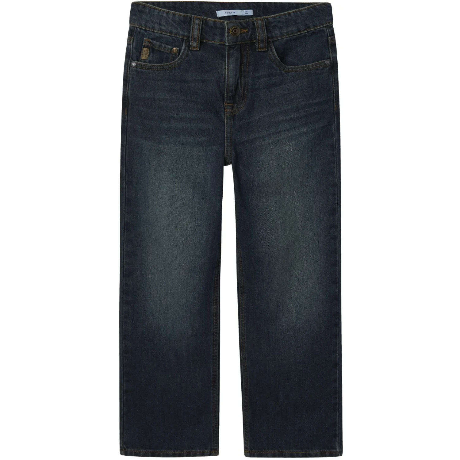 Name It Vintage Dark Blue Denim Nkmryan Straight Jeans 3418-Be Noos