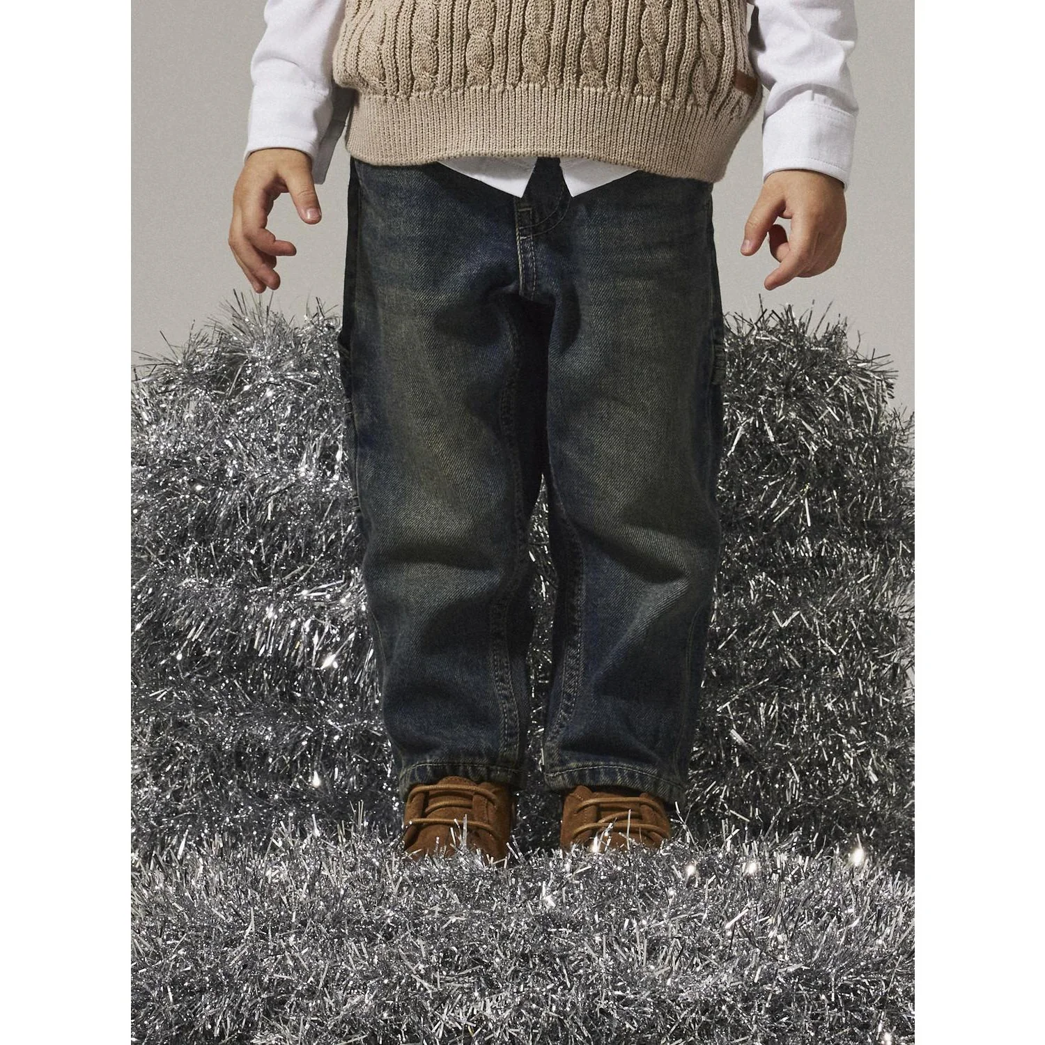 Name It Vintage Dark Blue Denim Nmmben Tap Jeans Carp 8940-bc Noos - Image 3