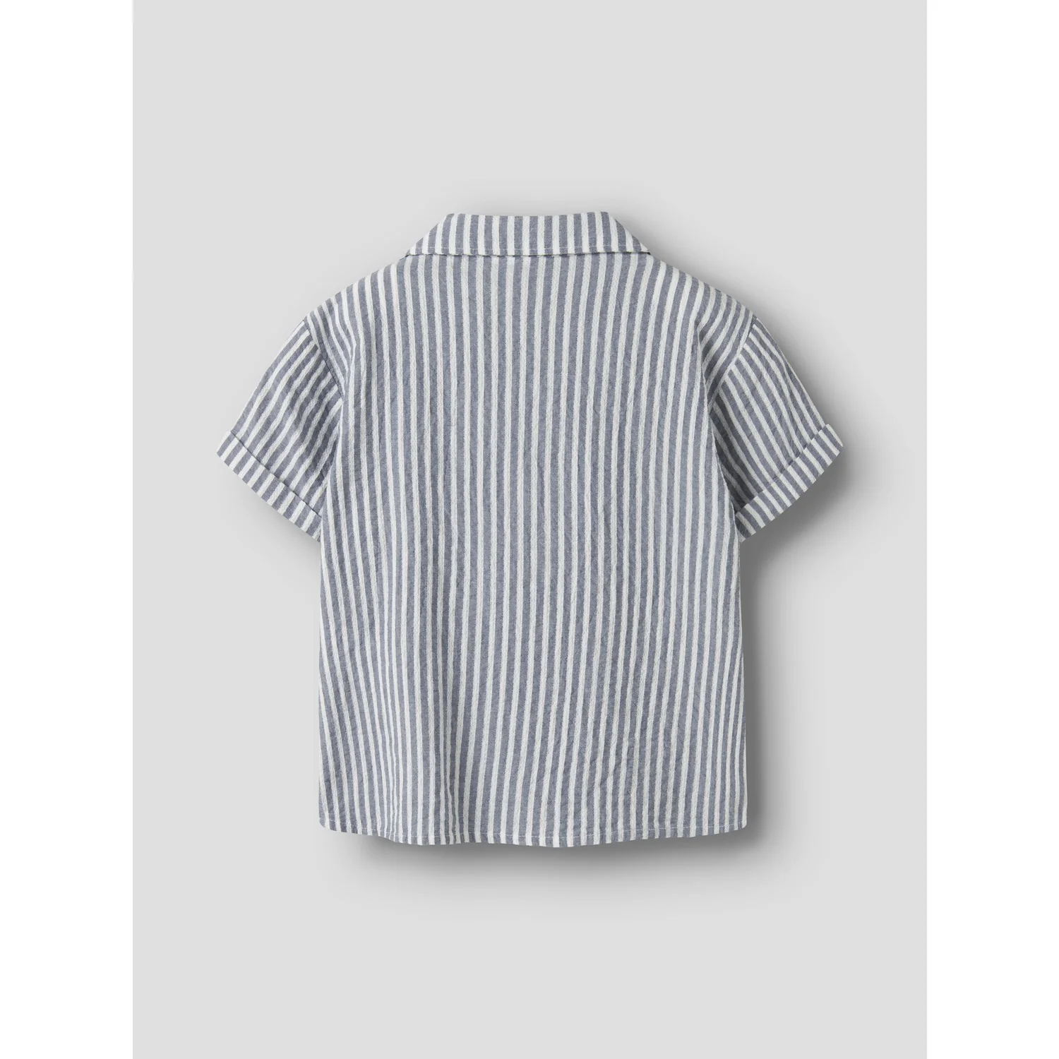 Name It Vintage Indigo Cloud Dancer Nkmfedenis Ss Nreg Skjorte - Image 2