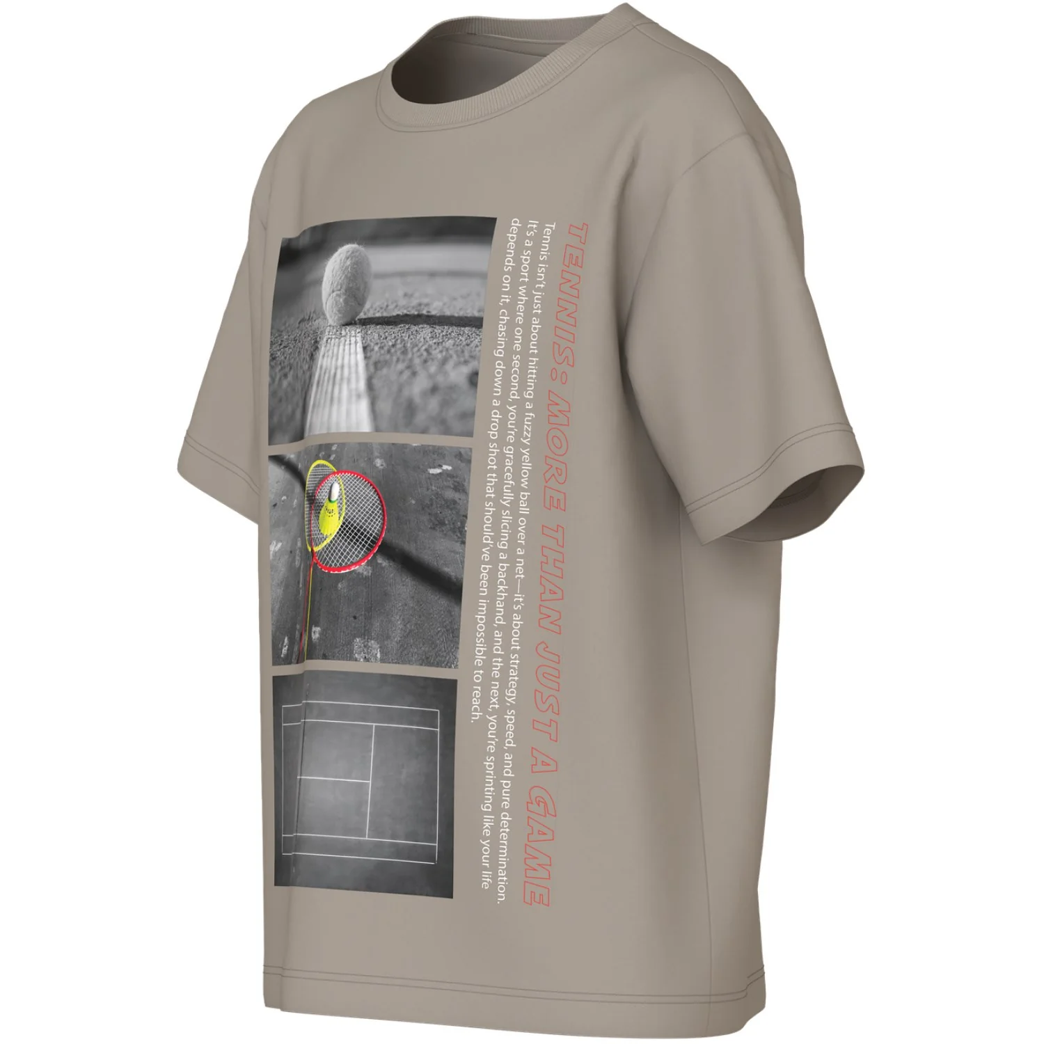 Name It Vintage Khaki Tennis Nkmvoto Ss Nreg Top - Image 2