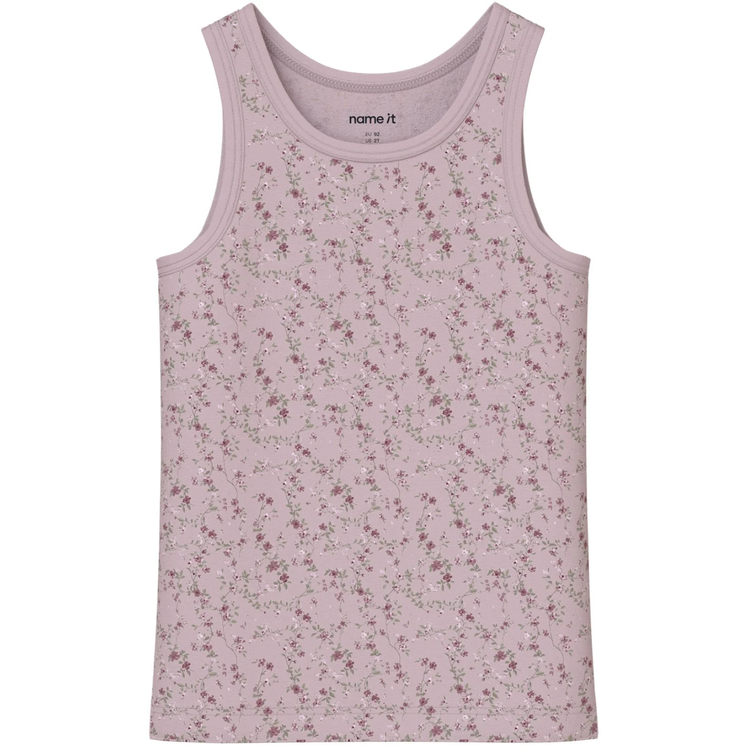 Name It Violet Ice Nmftank Top 2P Violetflower Noos - Image 2