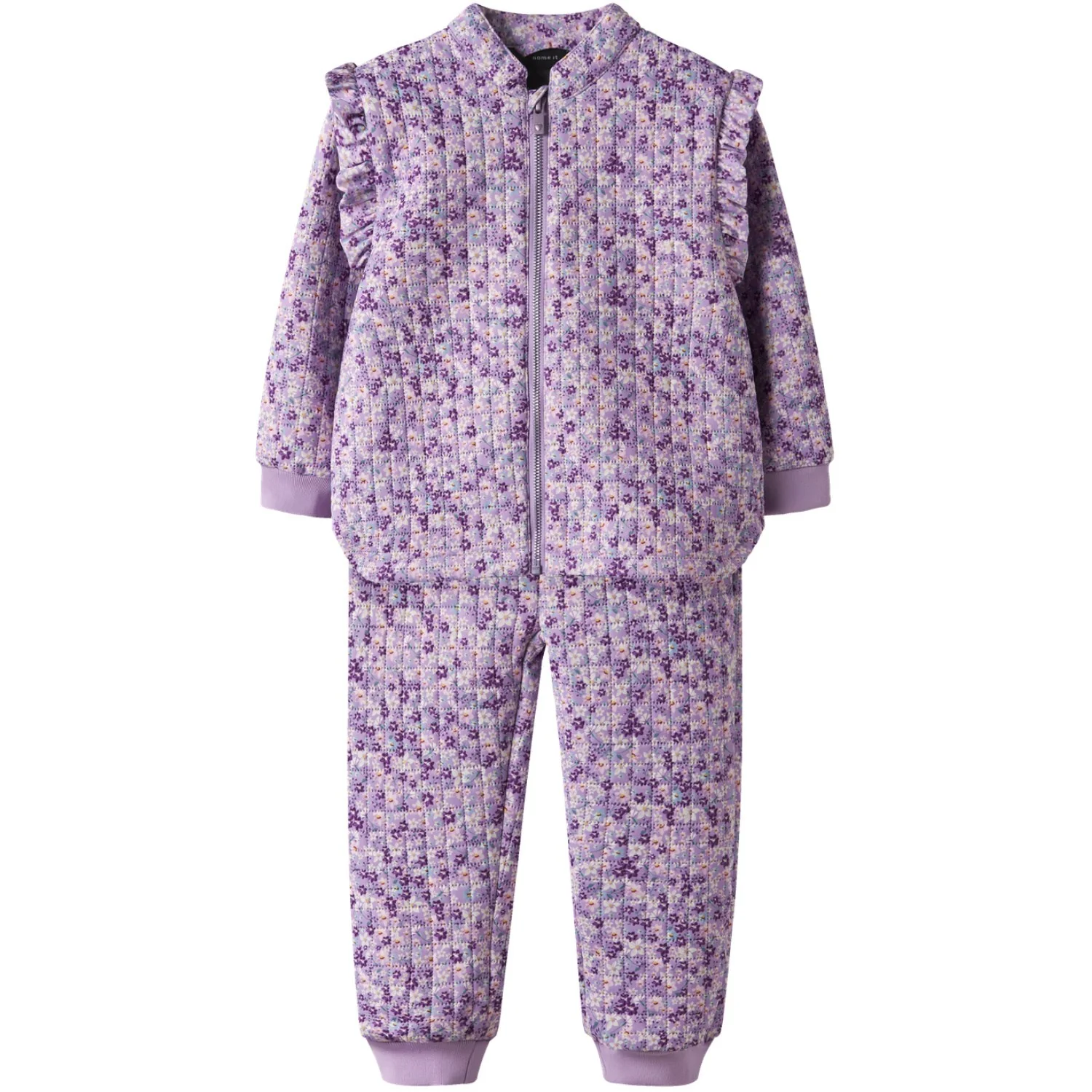 Name It Violet Tulle Nmfmoon Quiltet Termosæt Aop 1Fo