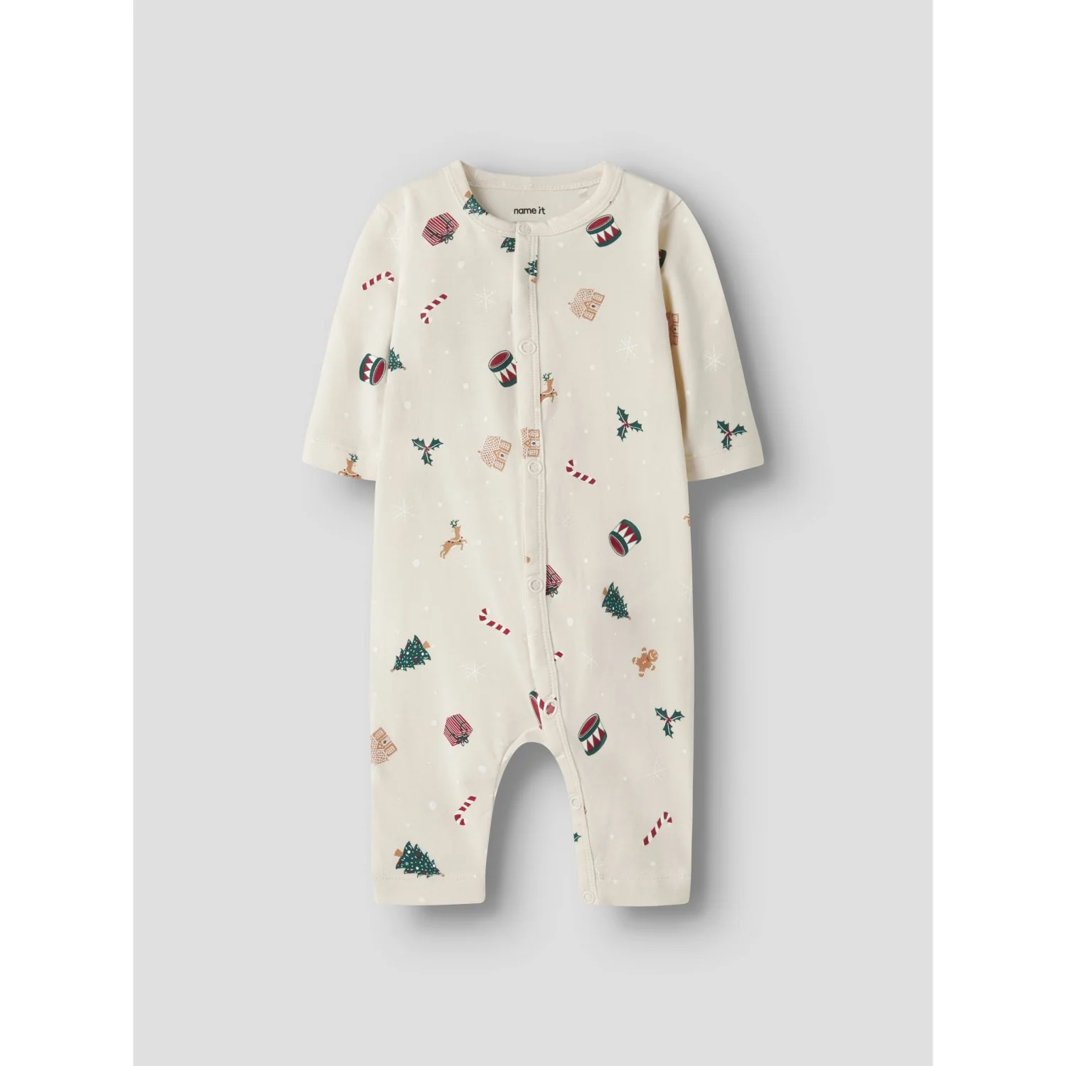 Name It Jule Natdragt Whitecap Gray Xmas AOP - Image 4