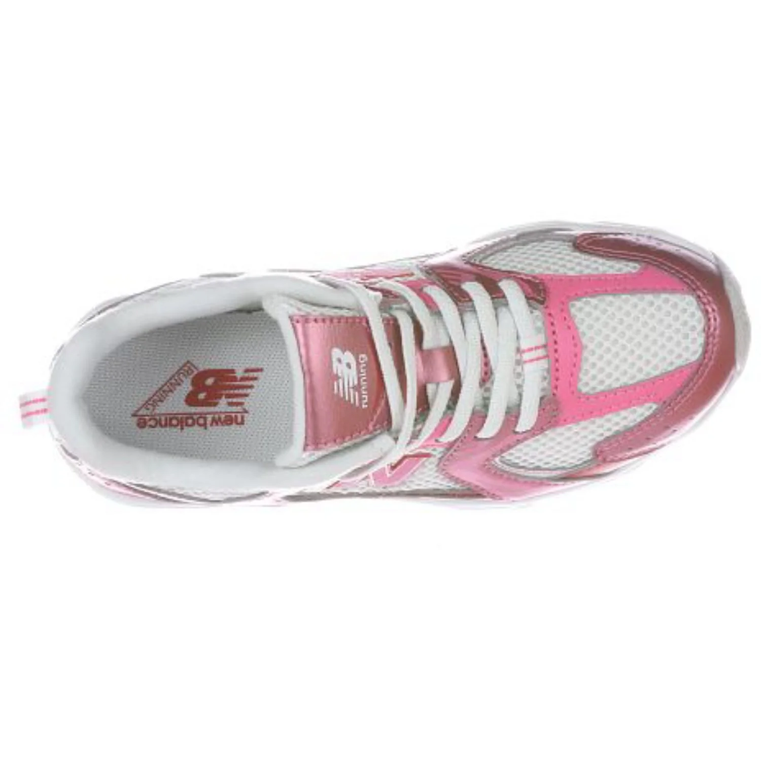 New Balance Sneakers Pink Satin 530 Kids Bungee Lace - Image 3