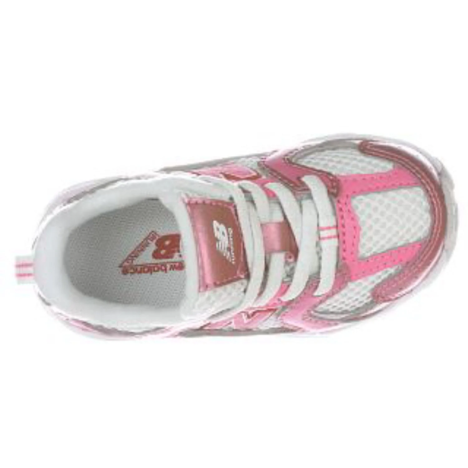 New Balance Sneakers Pink Satin 530 Kids Bungee Lace - Image 3