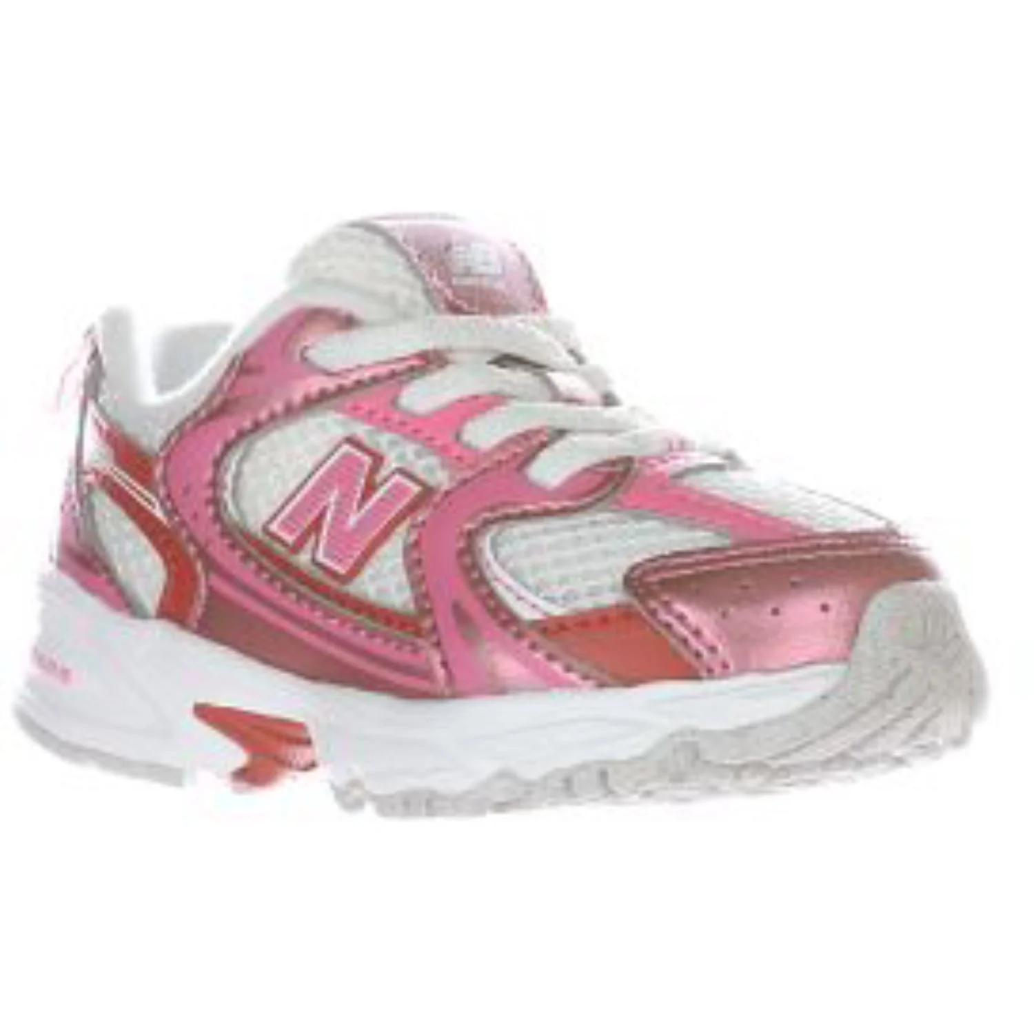 New Balance Sneakers Pink Satin 530 Kids Bungee Lace - Image 4