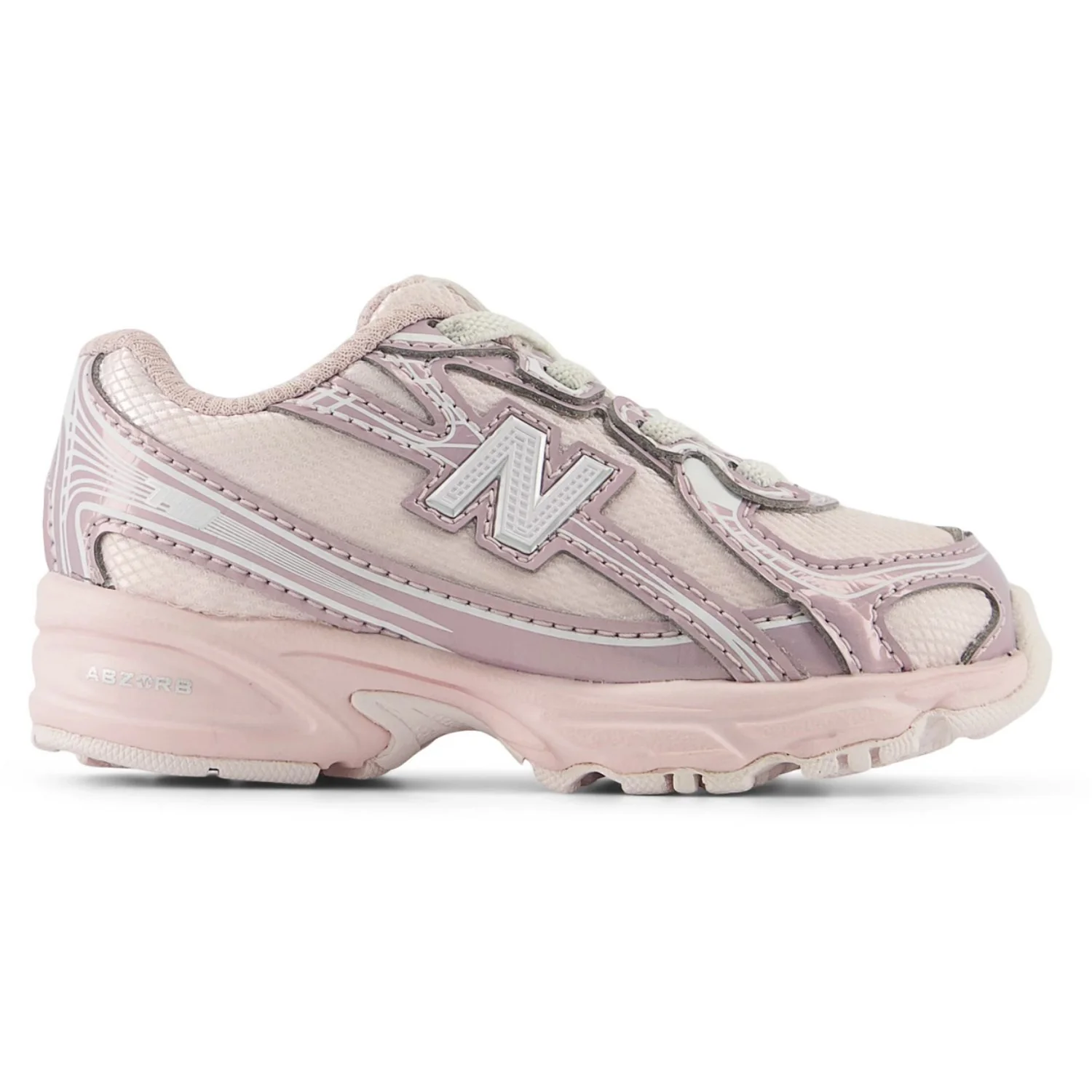 New Balance Sneakers Pink Salt 740 Kids Bungee Lace