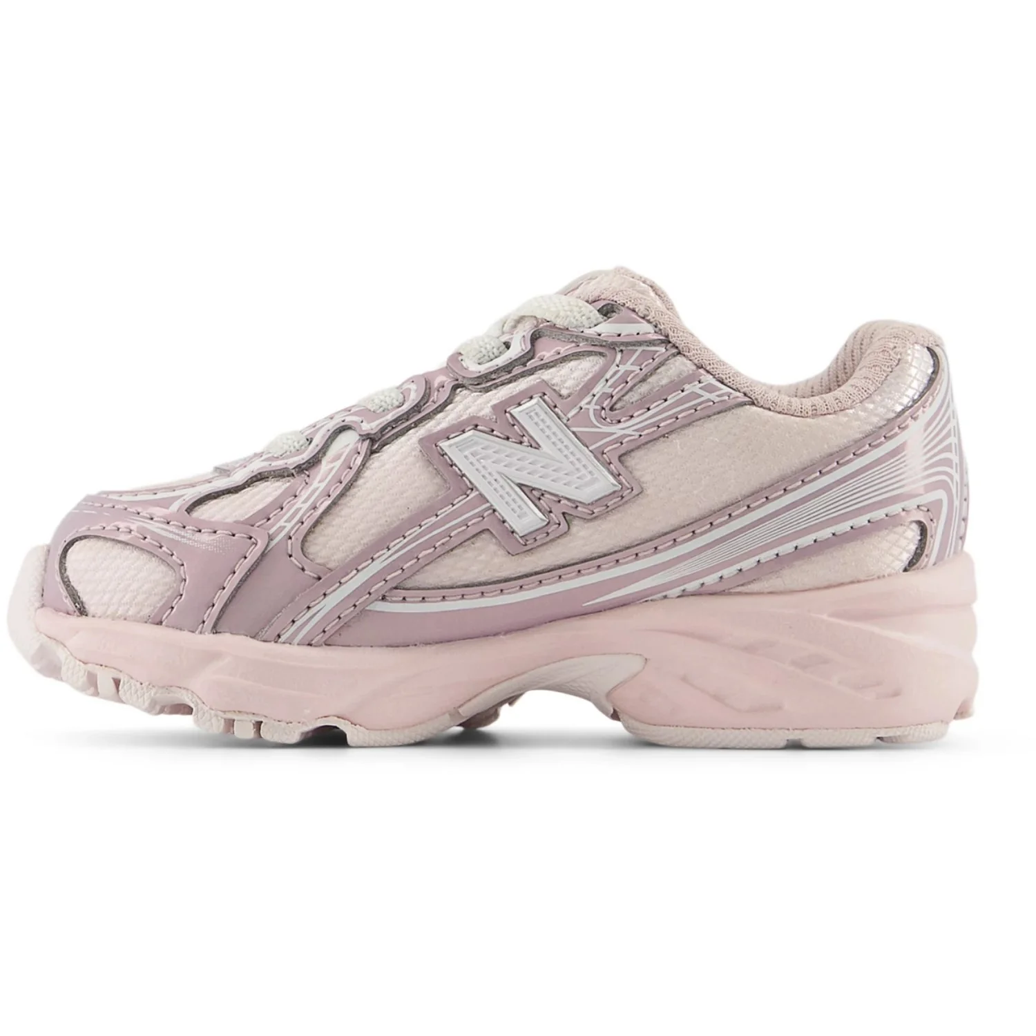New Balance Sneakers Pink Salt 740 Kids Bungee Lace - Image 4
