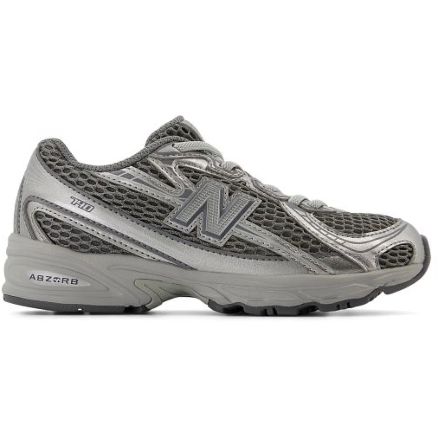 New Balance Harbor Grey 740 Kids Bungee Lace
