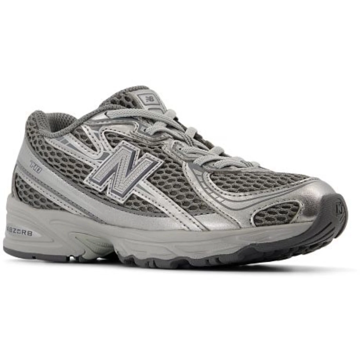 New Balance Harbor Grey 740 Kids Bungee Lace - Image 4