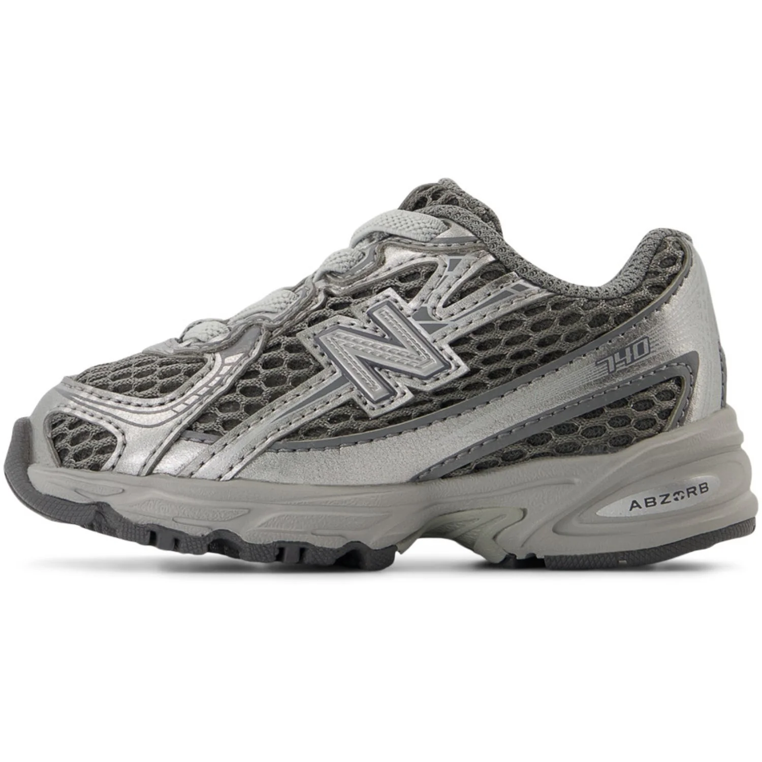 New Balance Harbor Grey 740 Kids Bungee Lace - Image 7