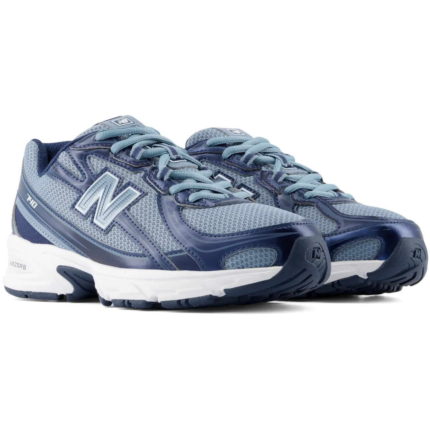 New Balance Shadow Blue 740 Kids Lace - Image 6