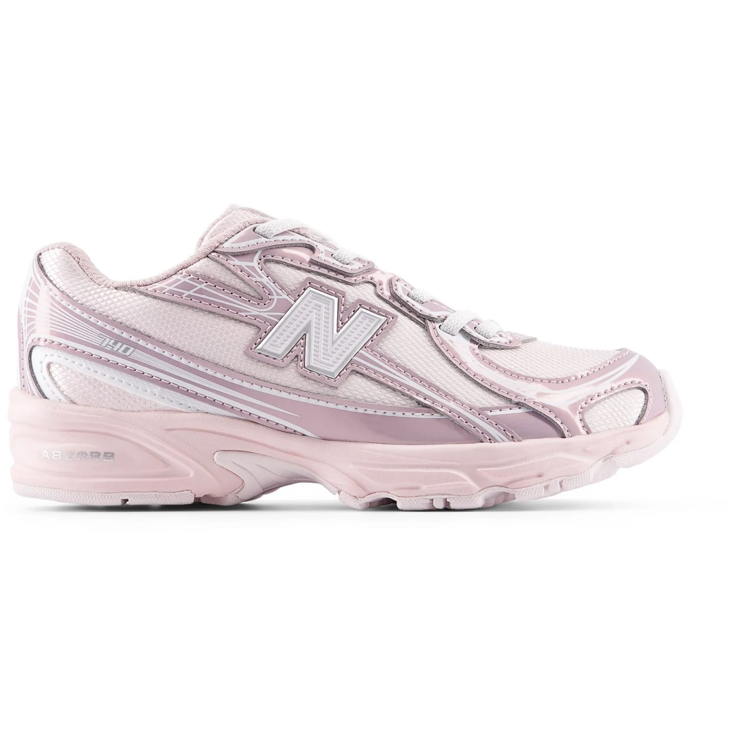 New Balance Sneakers Pink Salt 740 Kids Bungee Lace