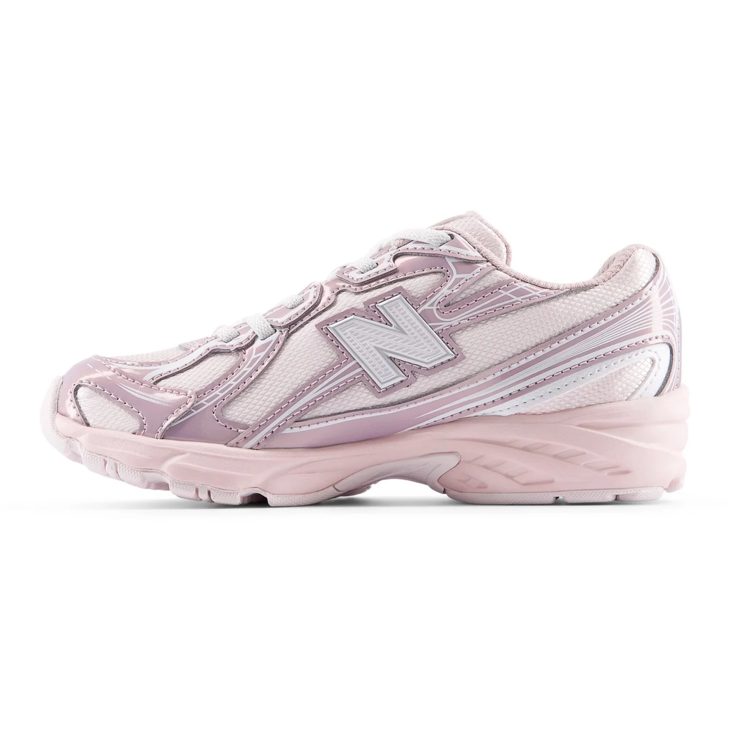 New Balance Sneakers Pink Salt 740 Kids Bungee Lace - Image 3