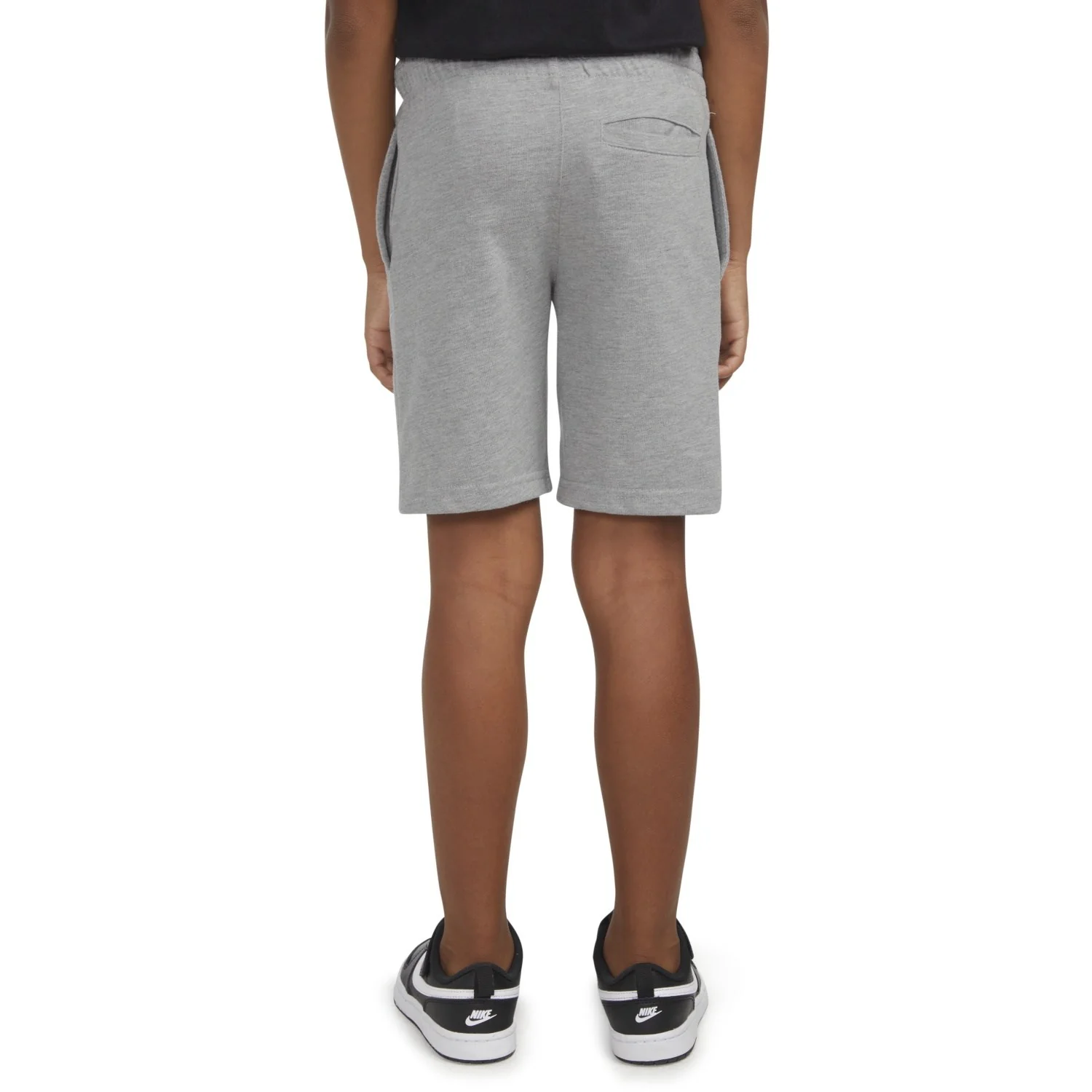 NIKE Dark Grey Heather Club Jersey Shorts - Image 4