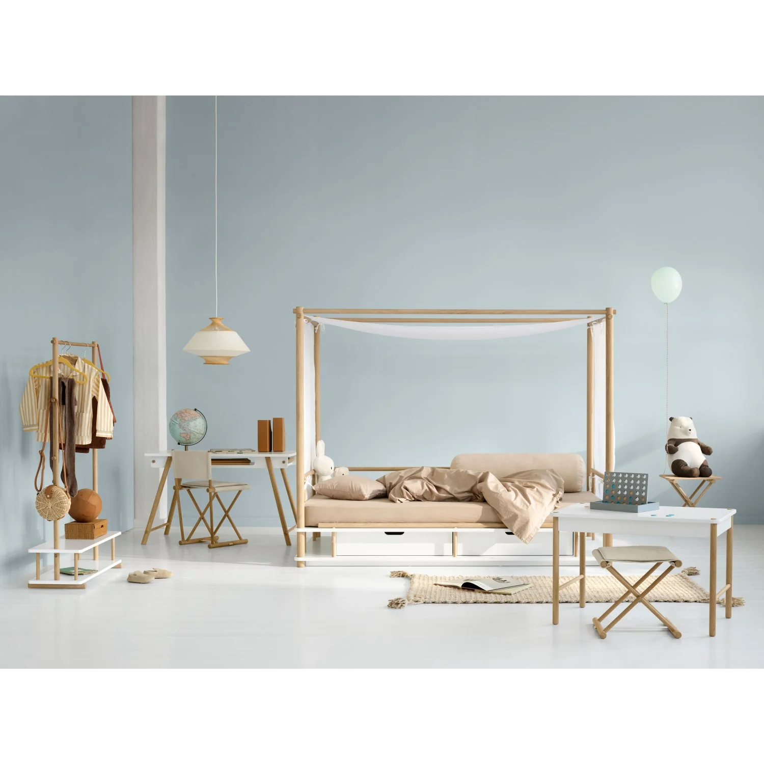 Oliver Furniture Camp Sengehimmel Kyoto White - Image 3