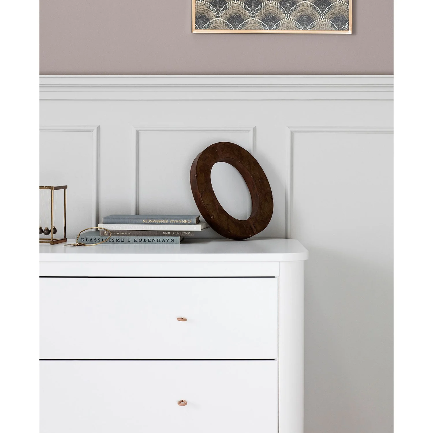 Oliver Furniture Wood Kommode 3 Skuffer White - Image 2