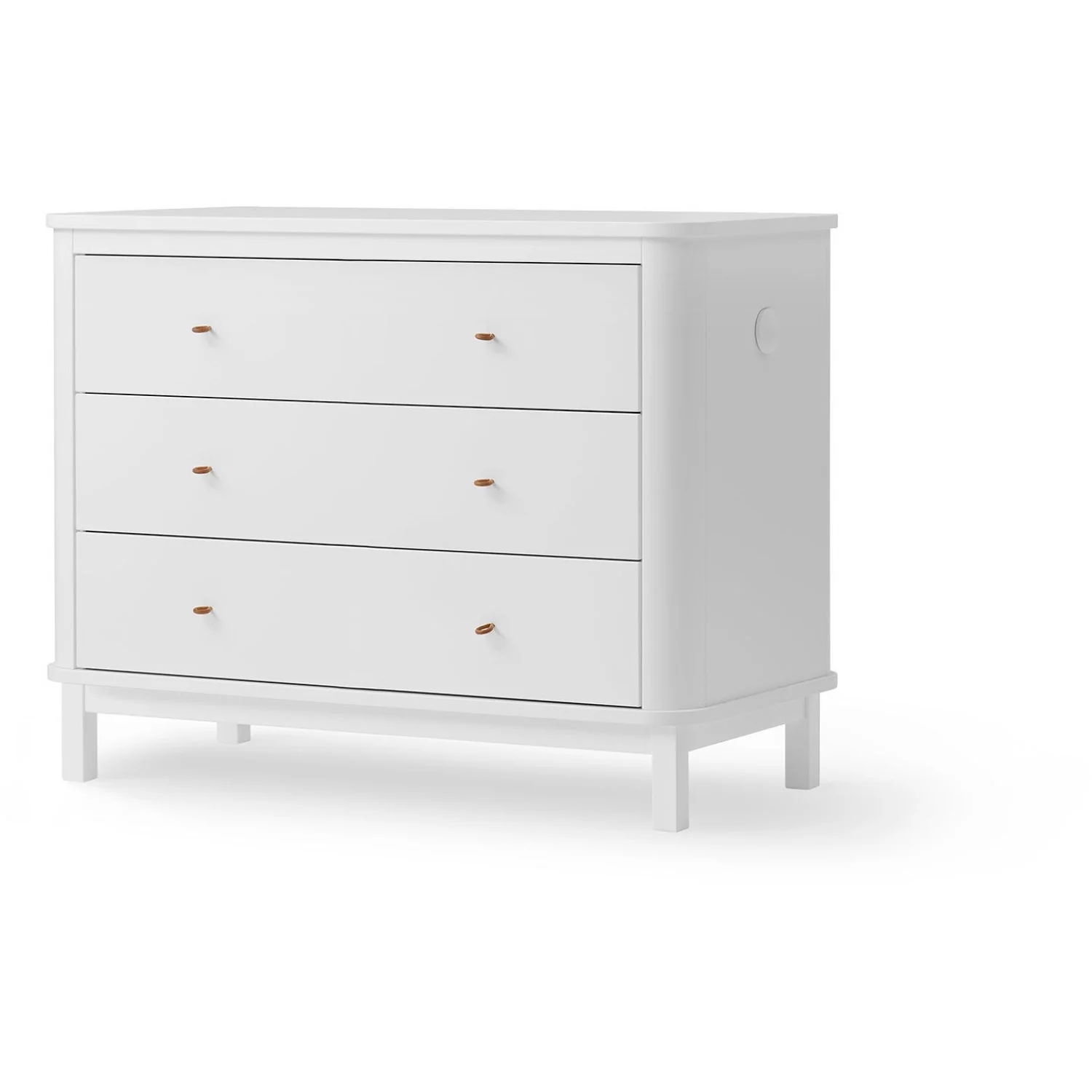 Oliver Furniture Wood Kommode 3 Skuffer White - Image 3