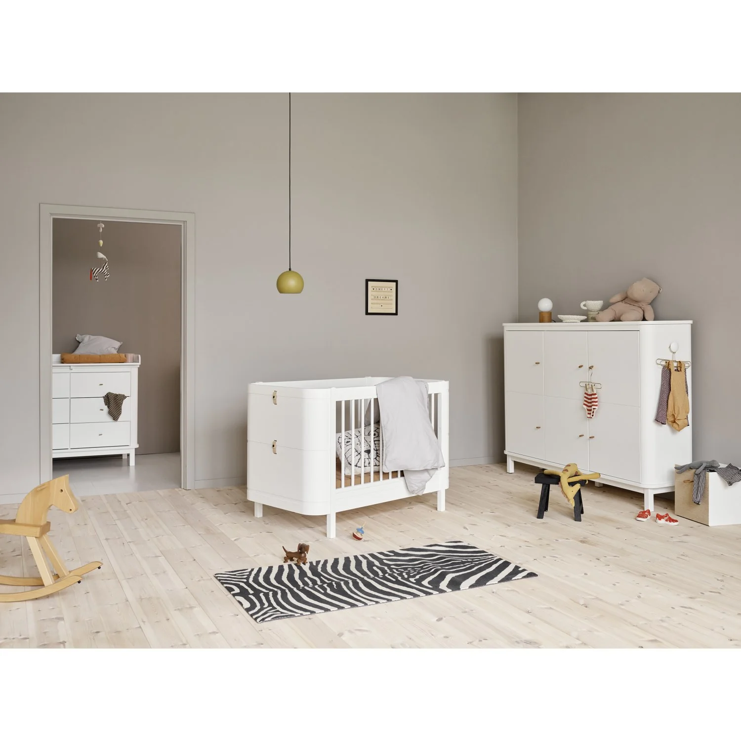 Oliver Furniture Wood Opbevaringskasser 2-Pak White/Oak - Image 2