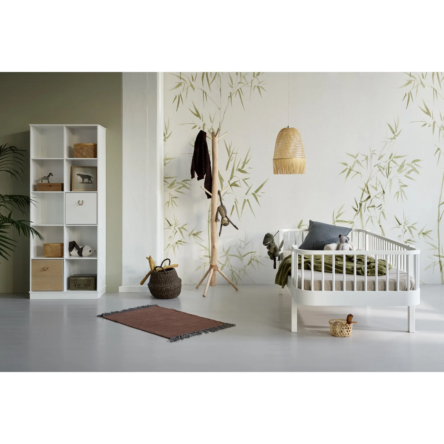 Oliver Furniture Wood Opbevaringskasser 2-Pak White/Oak - Image 3