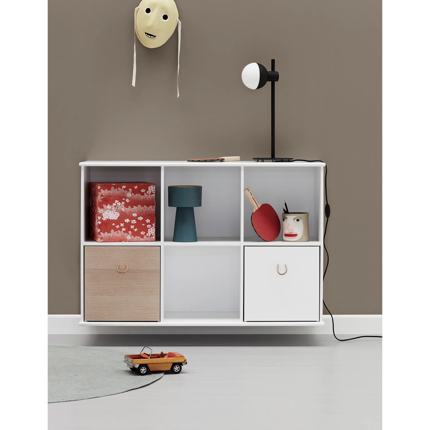 Oliver Furniture Wood Opbevaringskasser 2-Pak White/Oak - Image 5