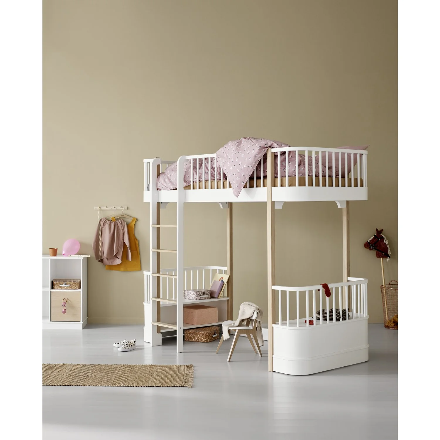 Oliver Furniture Wood Opbevaringskasser 2-Pak White/Oak - Image 7