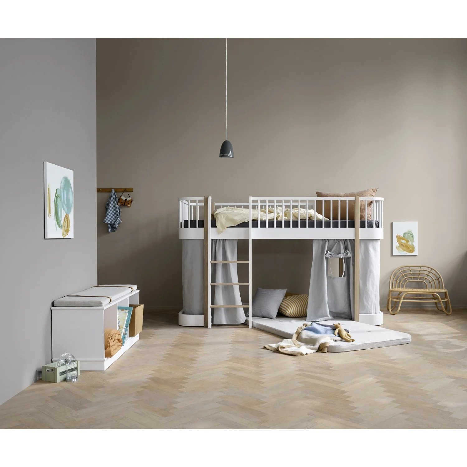Oliver Furniture Wood Original Forhæng 138 Cm Grey