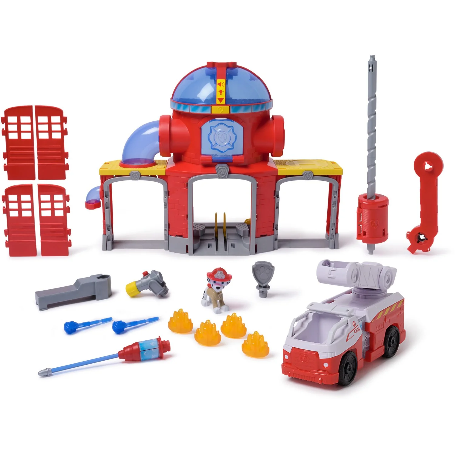 Paw Patrol Brandredning Brandstation Sæt - Image 3