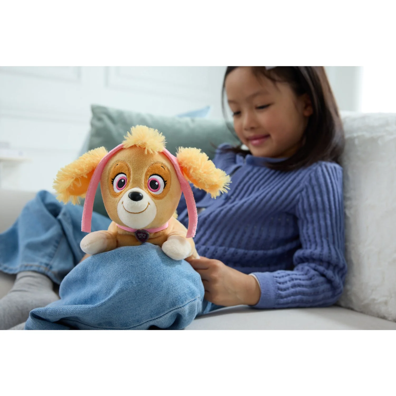 Paw Patrol Gund Hat & Halsbånd Plys 20 Cm Skye - Image 2