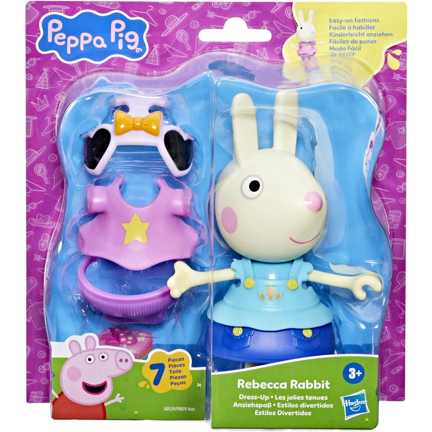 Peppa Pig Påklædningsfigur Rebecca Rabbit - Image 5