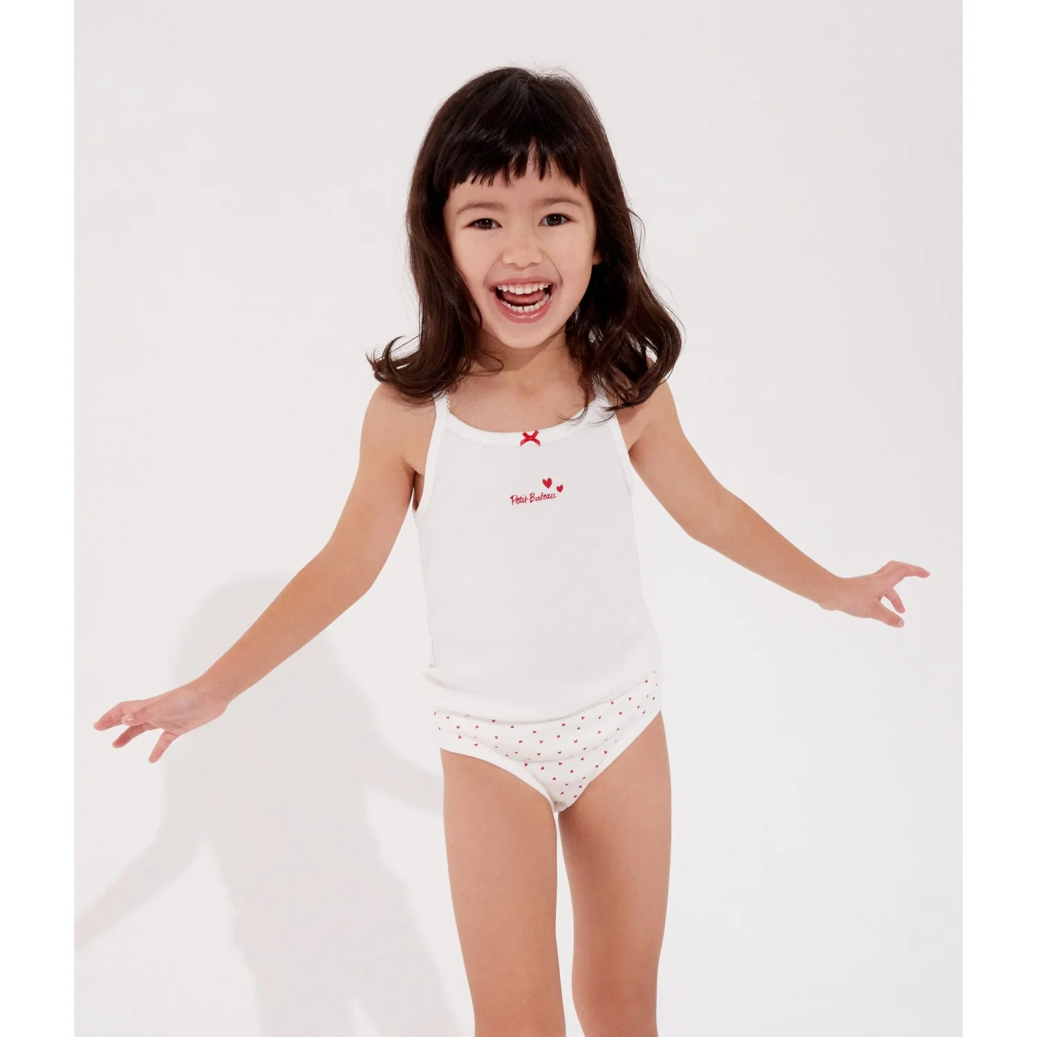Petit Bateau Hearts Chemise Top 2-Pak - Image 4