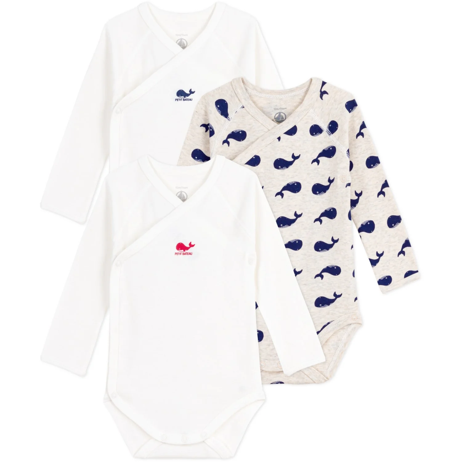 Petit Bateau Montelimar/Medieval Body 3-Pak