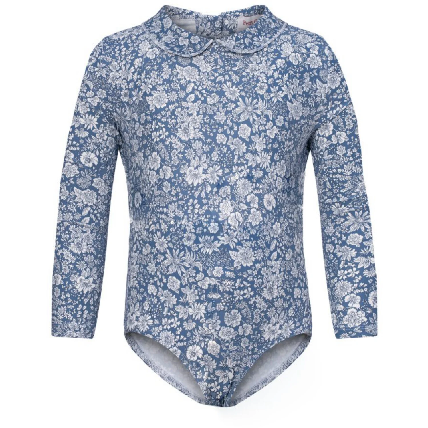Petit Crabe Evening Sky (Made With Liberty© Fabric) Peeter Pan Badedragt L/S
